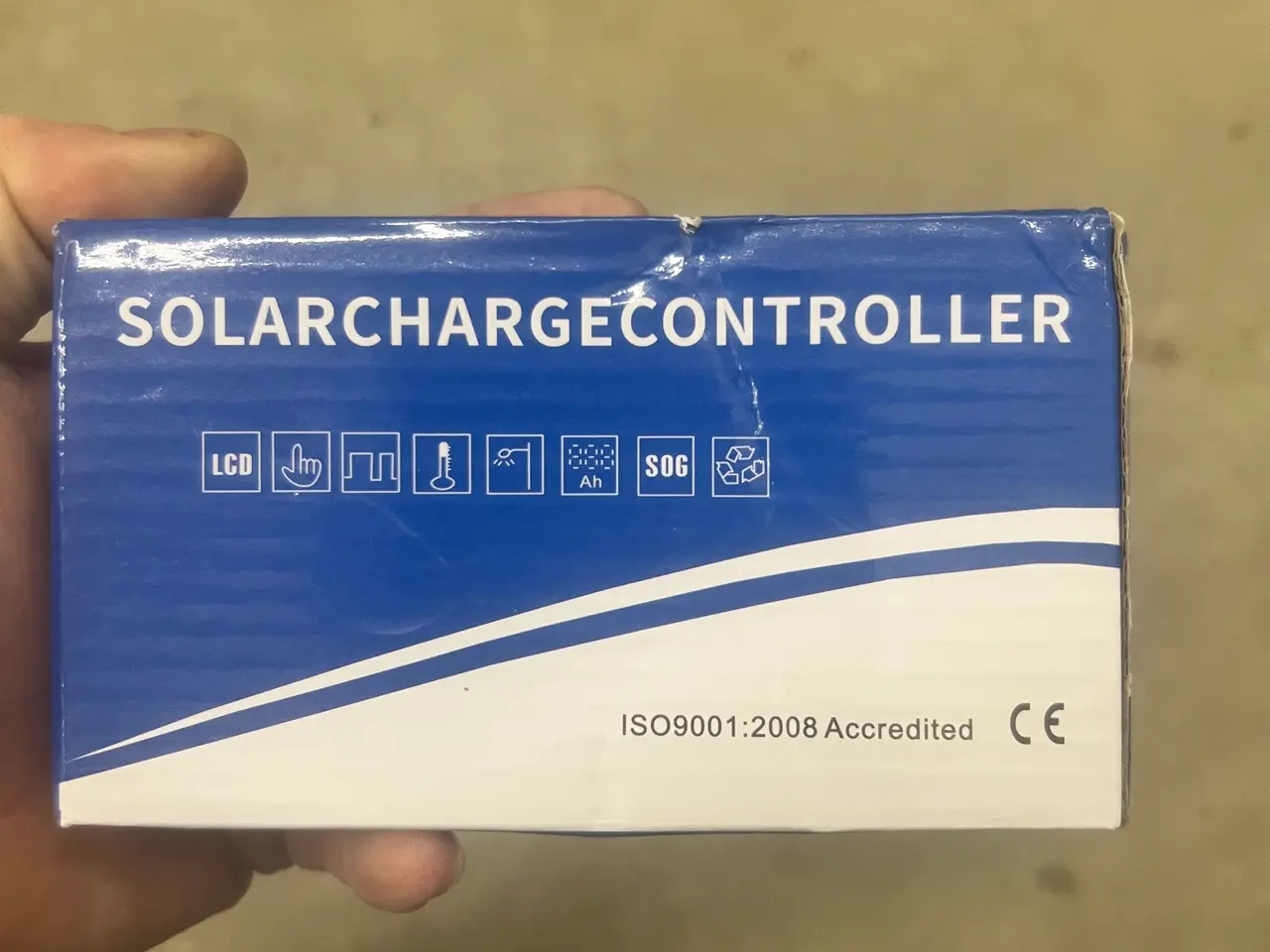 Billede 5 - Solcellepanel med lille kontrolboks