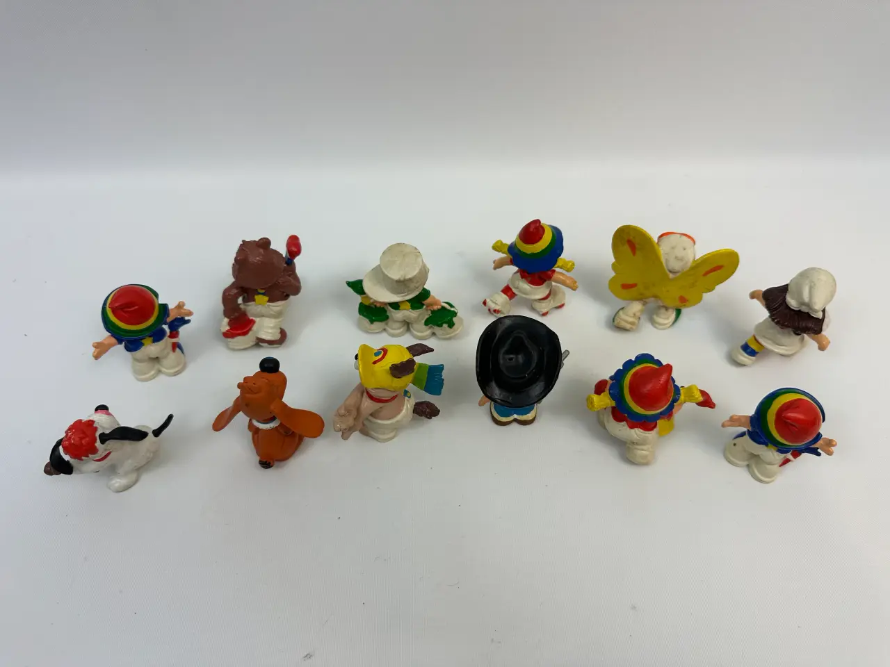 Billede 9 - 12 stk. retro figurer Rainbow Kids (1980/81)