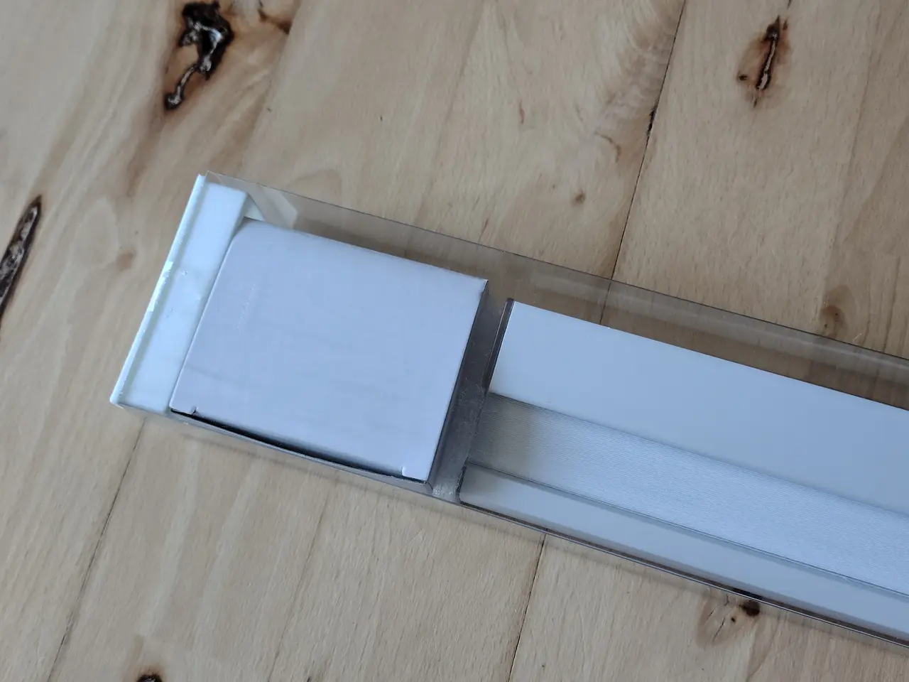 Billede 3 - DEBEL Touch Plisségardin, Hvid Dagslys 90*160 cm