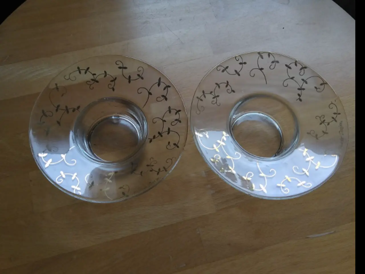 Billede 1 - Glas fyrfadslysestage - Charlot Design