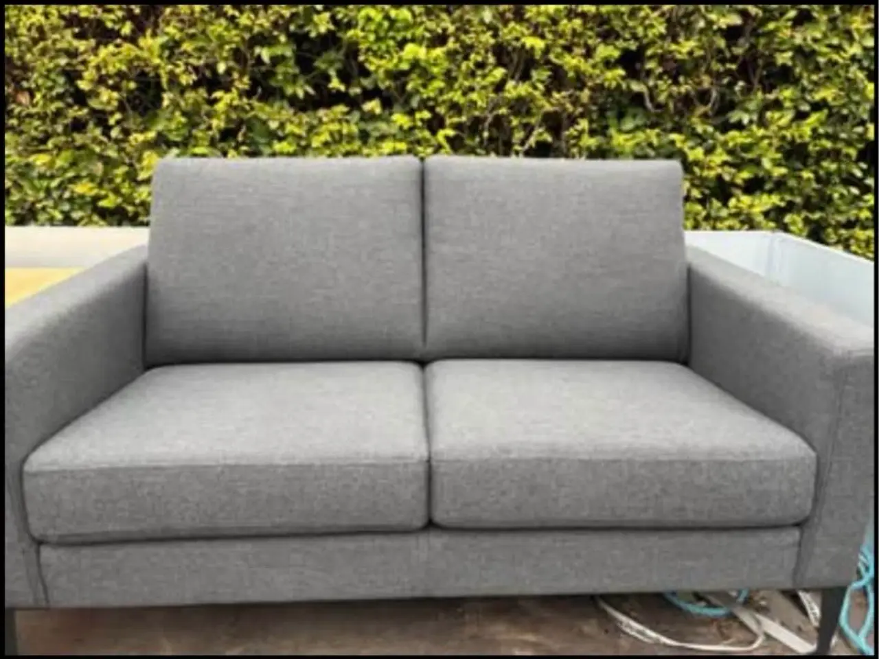 Billede 1 - Antracitgrå sofa