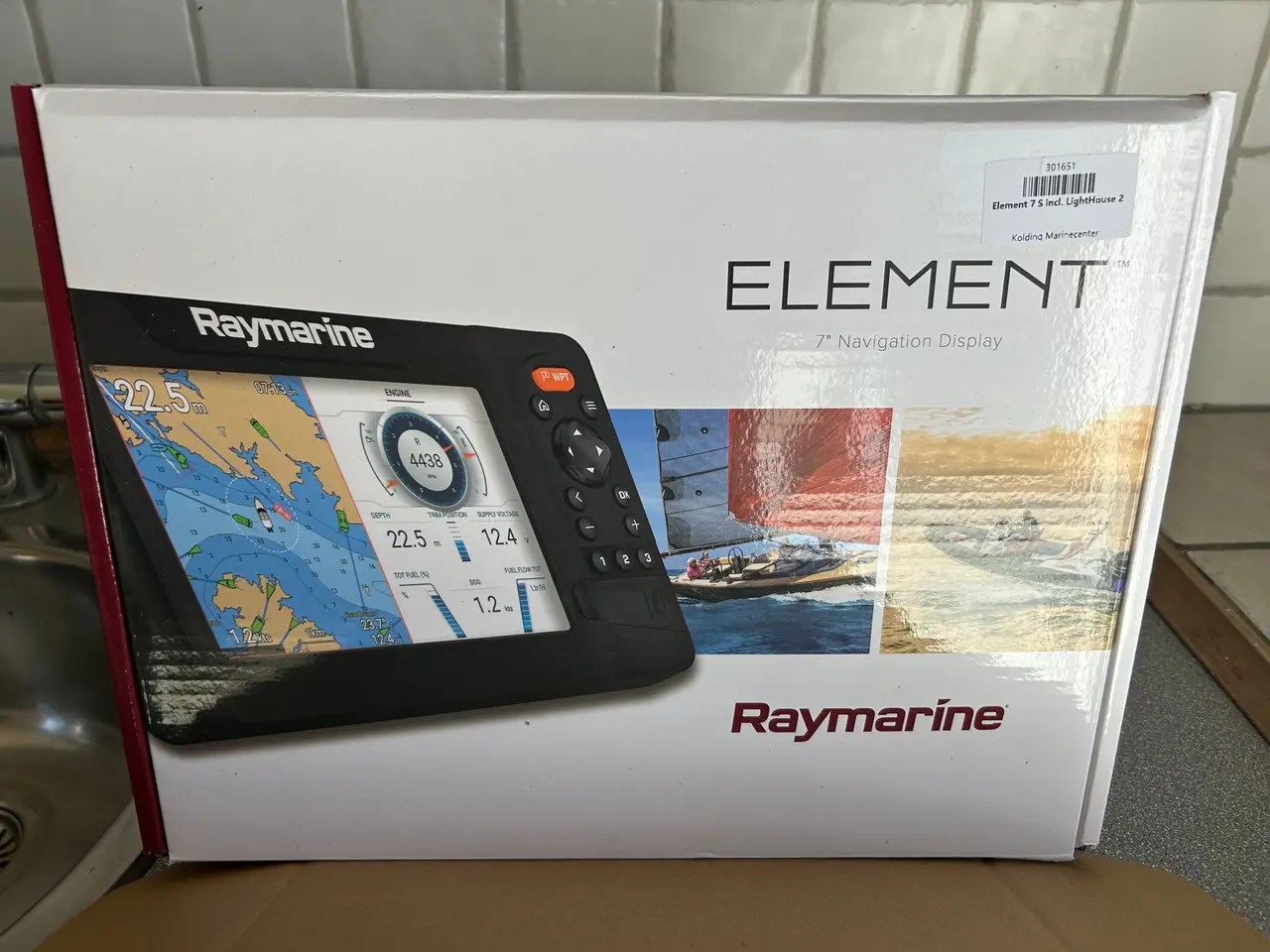 Billede 1 - Raymarine GPS og transducer