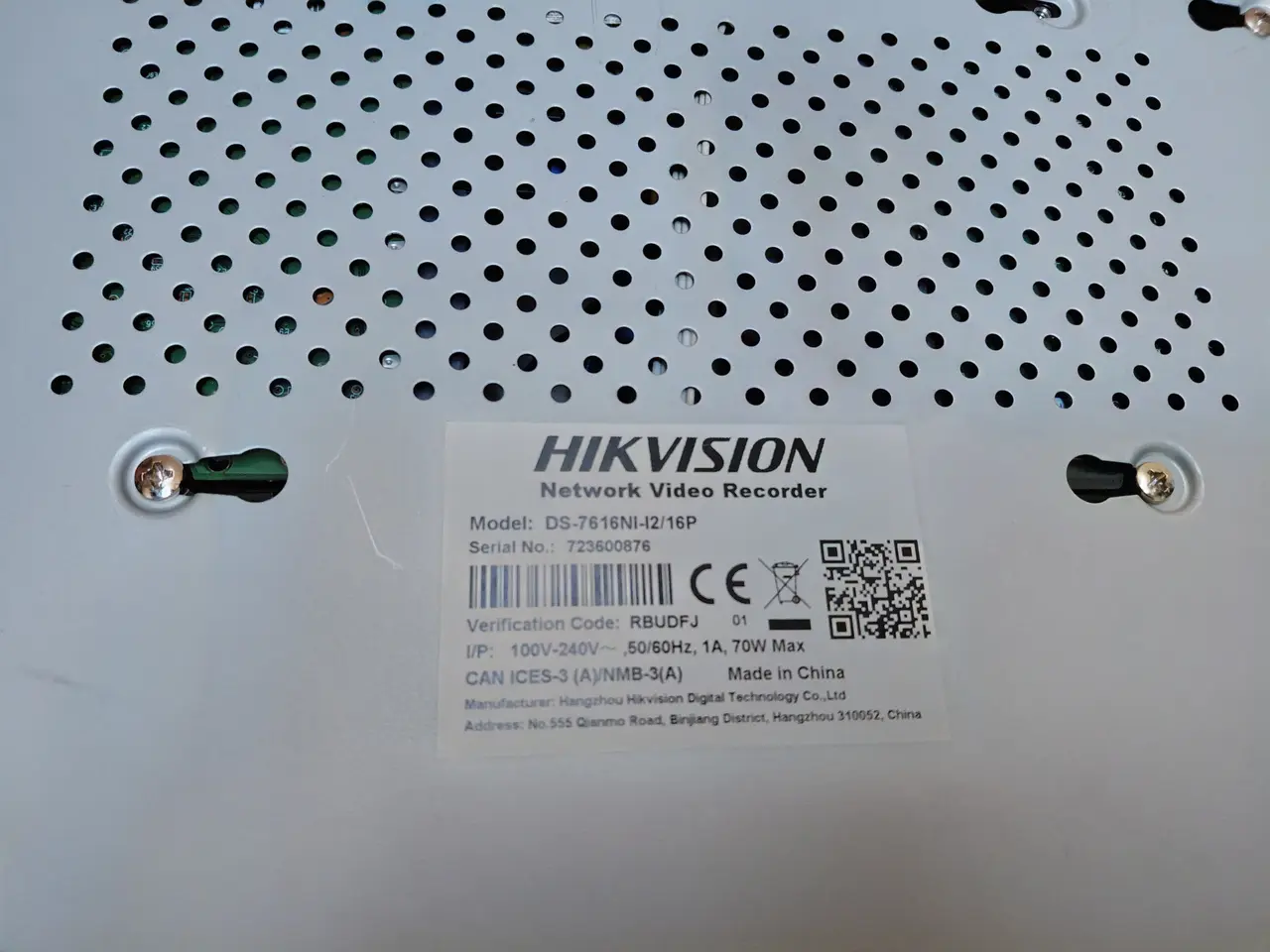 Billede 3 - Hikvision DS-7616NI-I2/16 netværksvideooptager