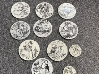 Bjørn vinblad platter