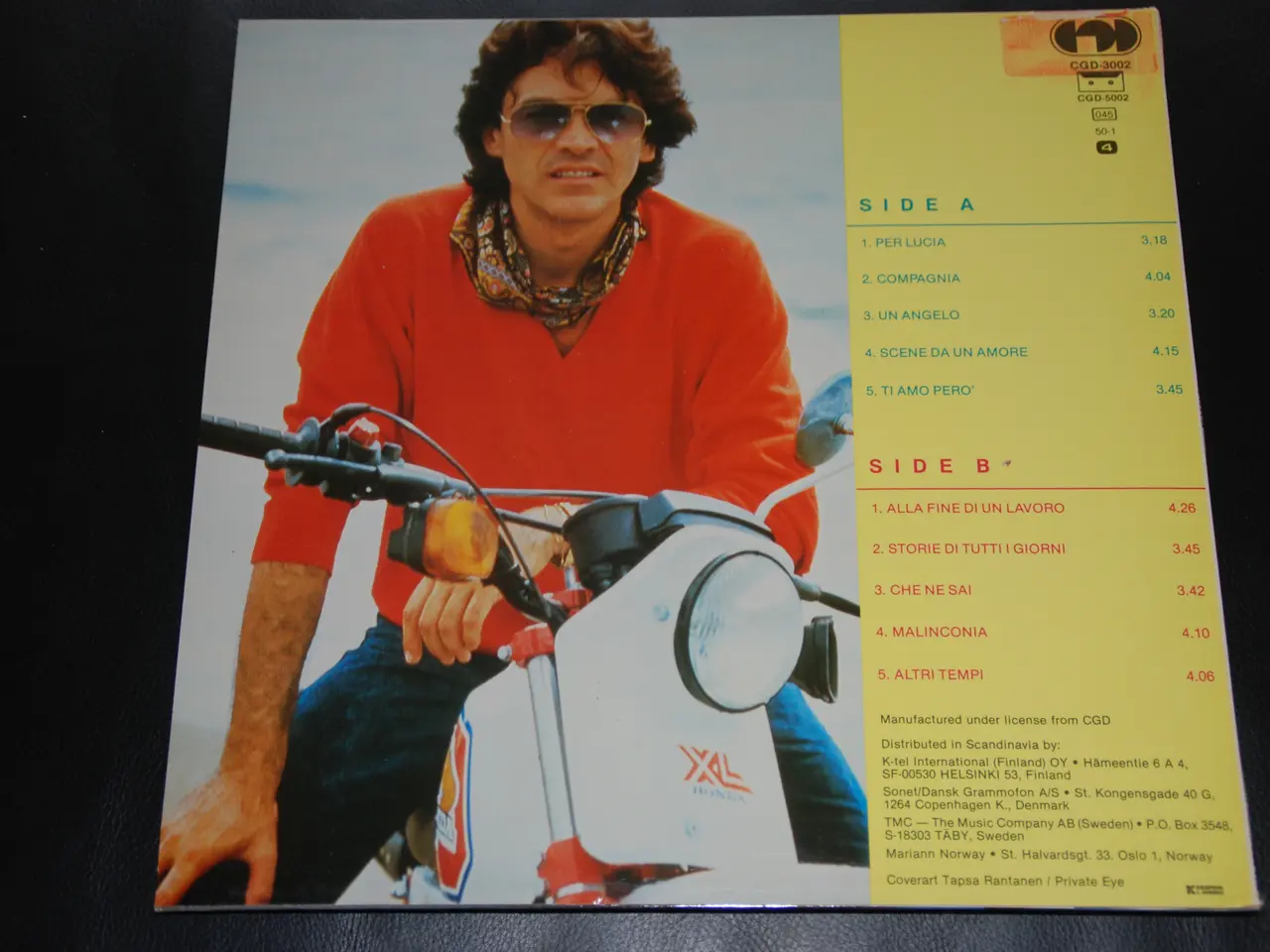 Billede 2 - Vinylplade - Riccardo Fogli