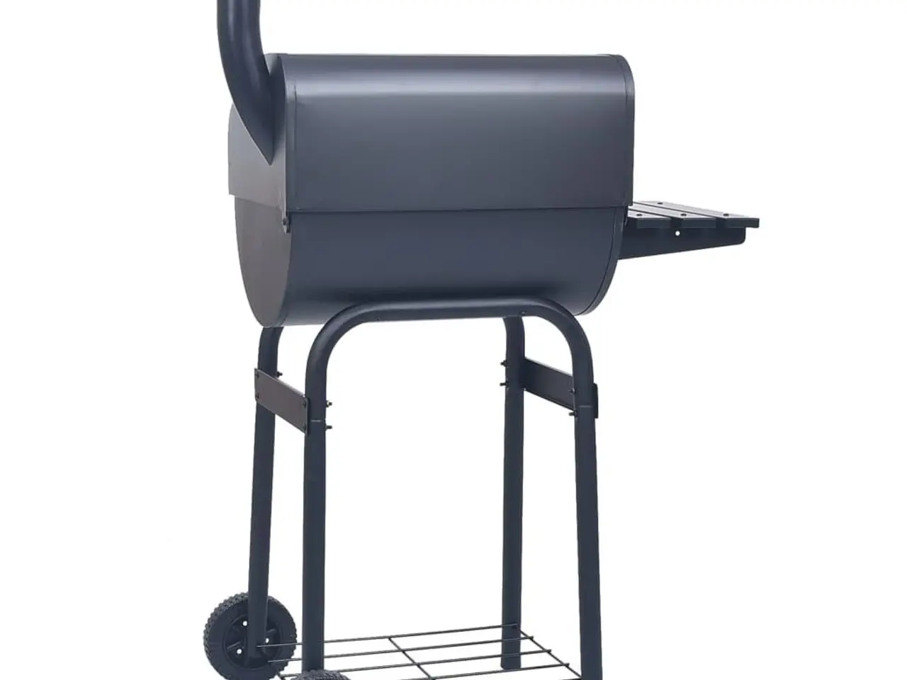 Billede 4 - Kulgrill/rygegrill med bundhylde sort