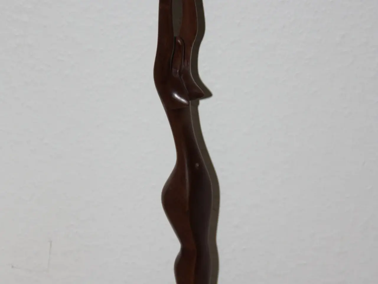 Billede 5 - Træ kvinde figur / lysestage højde 43 cm