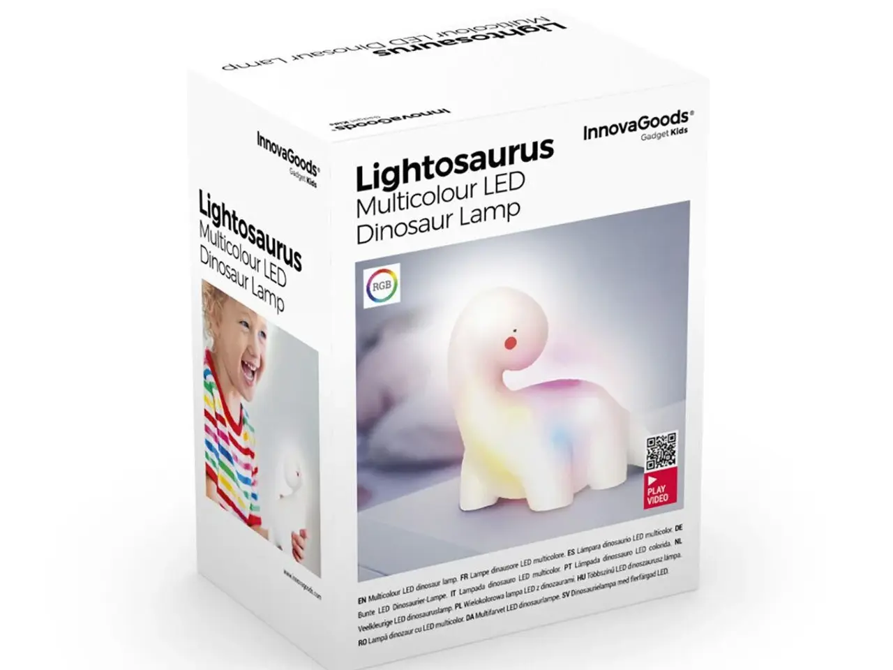 Billede 5 - Dinosaur multifarvet LED-natlampe Lightosaurus