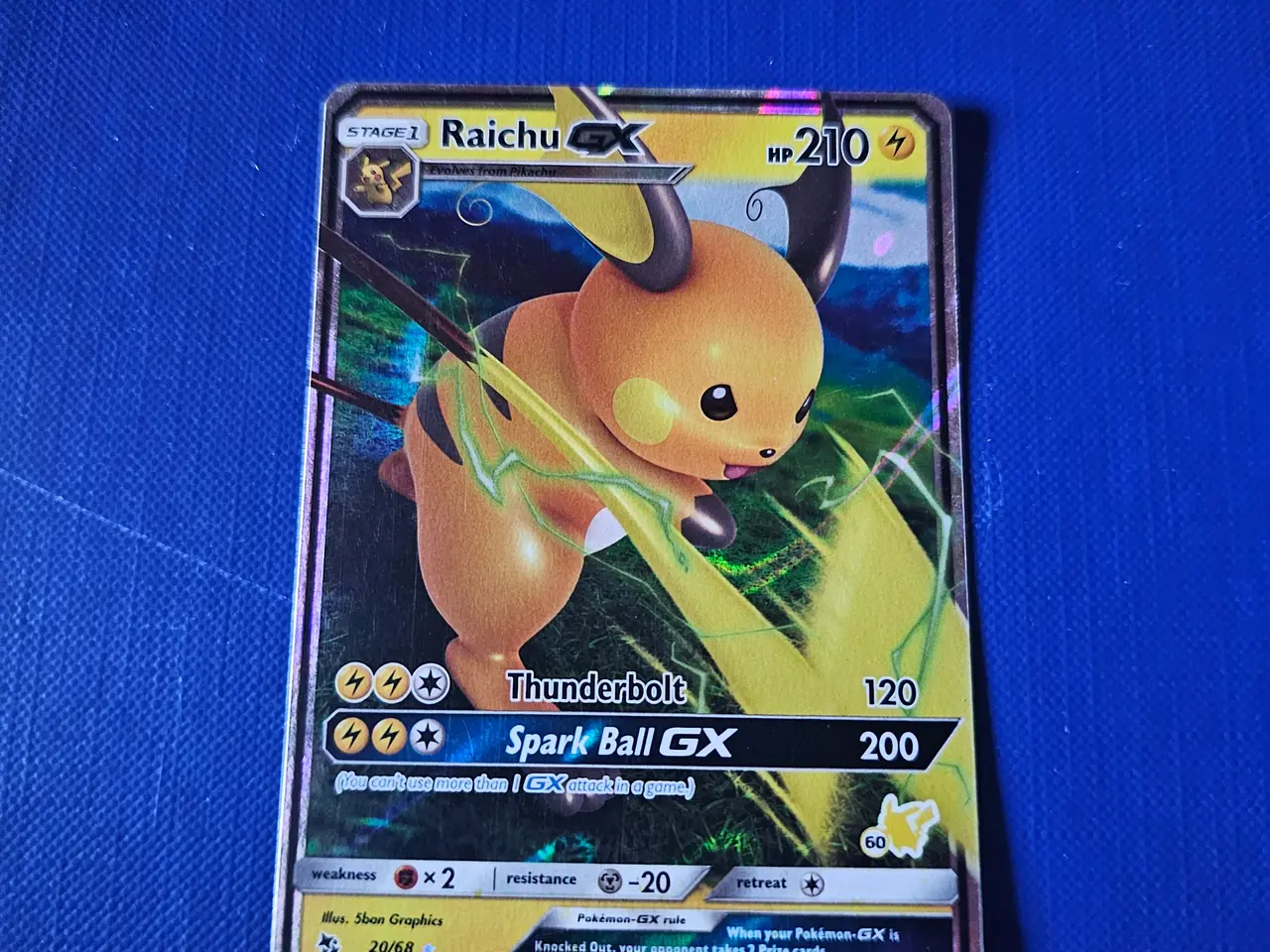 Billede 1 - Pokémon Raichu GX kort