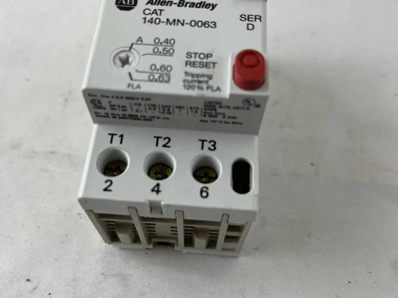 Billede 3 - Allen‑Bradley 140-MN-0063 Manual Motor Starter