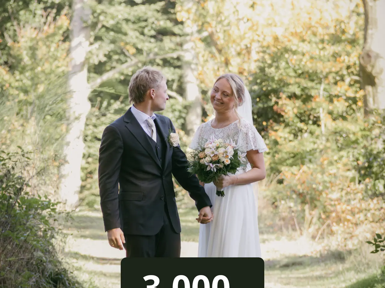 Billede 1 - Bryllupsfotograf - 2 Timer / 4 Timer