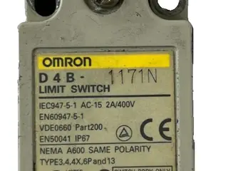 Omron D4B-1171N endestopkontakt IP67 2A 400V