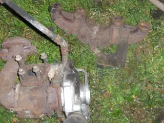 ww golf gammel model turbo og -manifold 