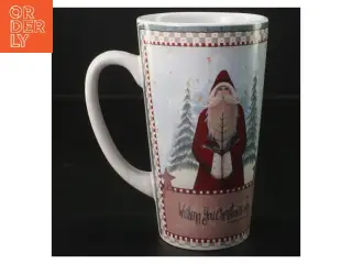 Julemug med motiv (str. Ø 9 cm længde 15 cm)