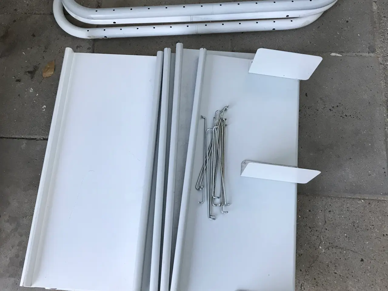 Billede 1 - Stålreoler 80 cm.