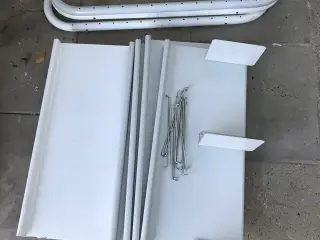 Stålreoler 80 cm.