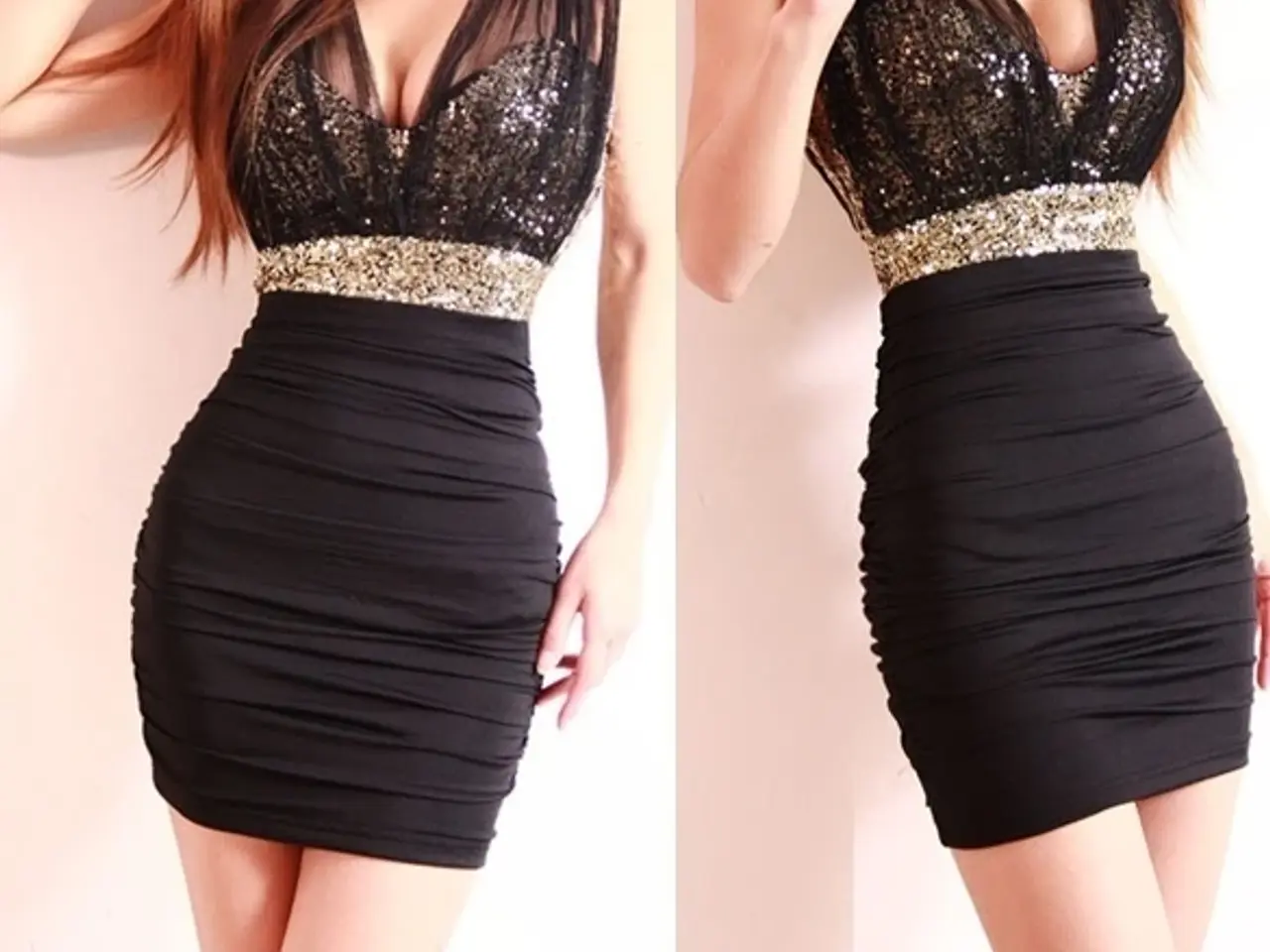 Billede 5 - Sequin bodycoon's (glitterne) flere mod.str: M