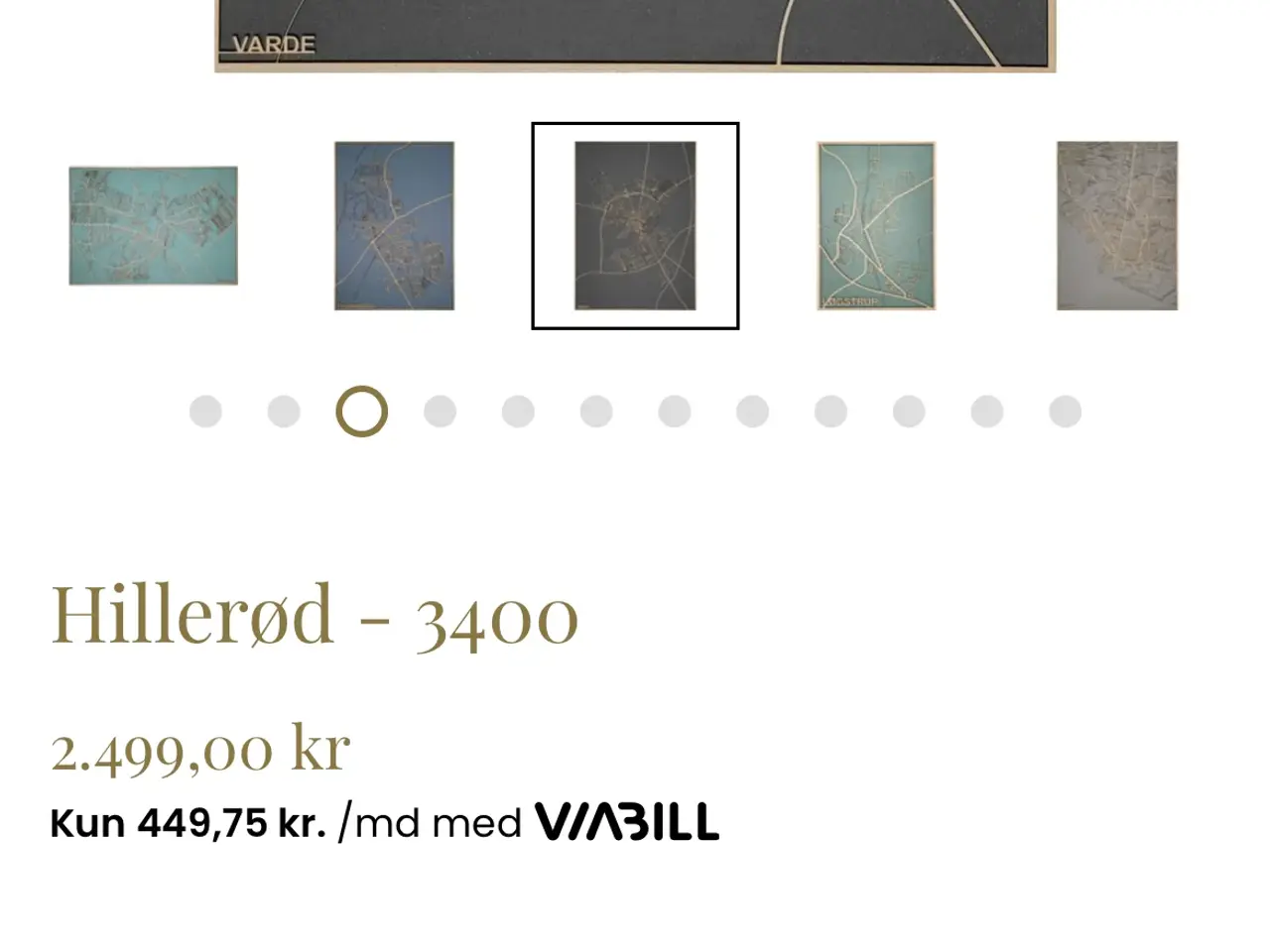 Billede 1 - Bykort, Hillerød