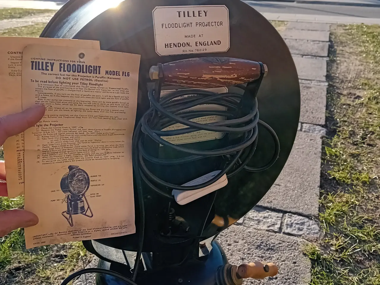 Billede 6 - Tilley Floodlight retro lampe fra 40'erne