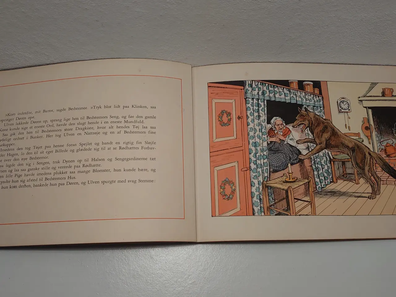 Billede 4 - Brdr. Grimm: Rødhætte. C.Stenders kunstforlag,1937