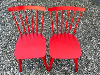 2 stk. originale FDB Møbler J46 spisebordsstole.