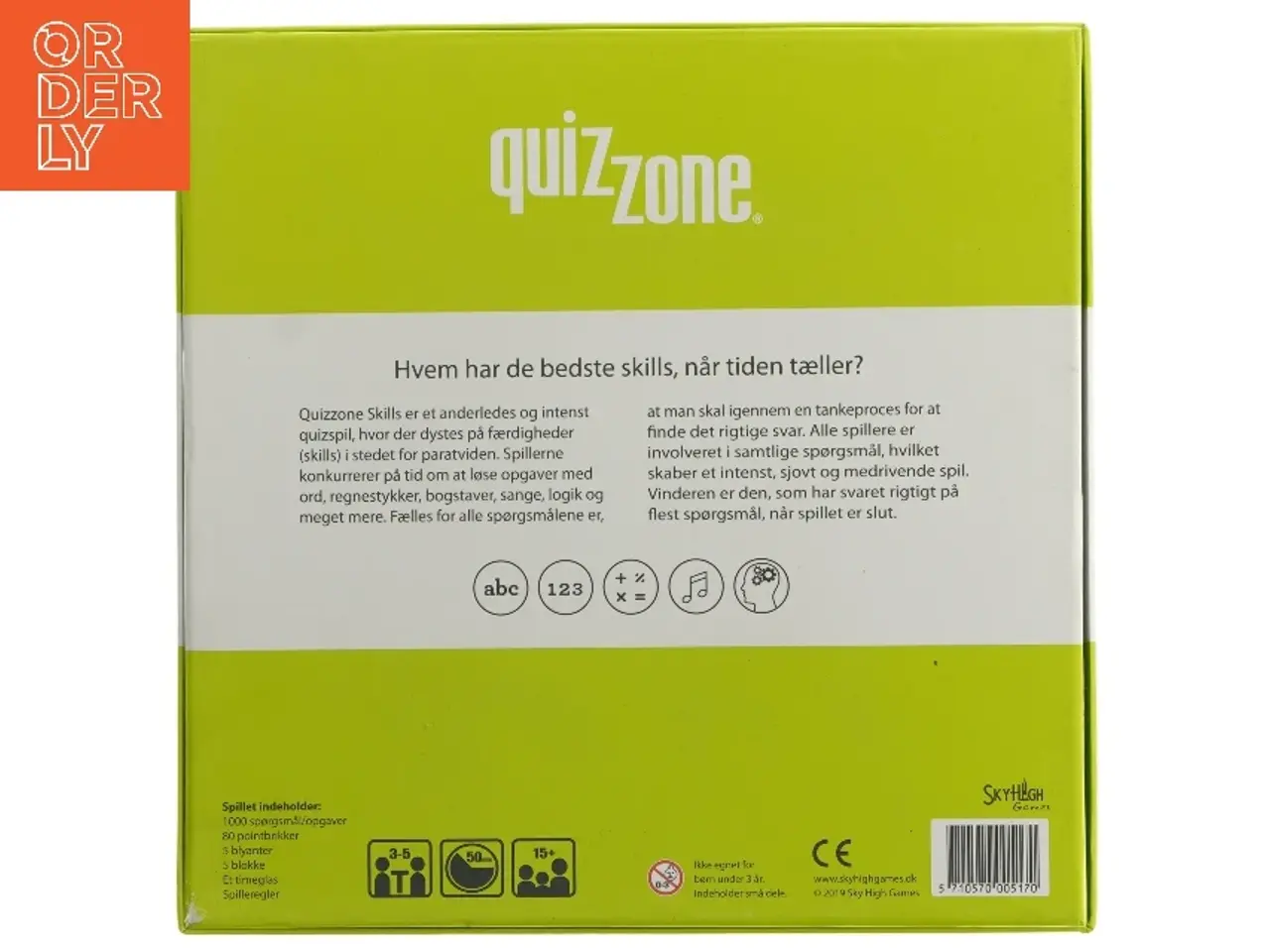 Billede 3 - Quizzone Skills brætspil (str. 27x27 cm)
