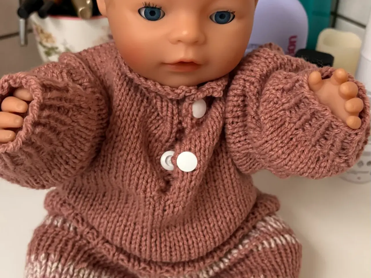 Billede 6 - BRIO Dukkevogn med Baby Born dukke.