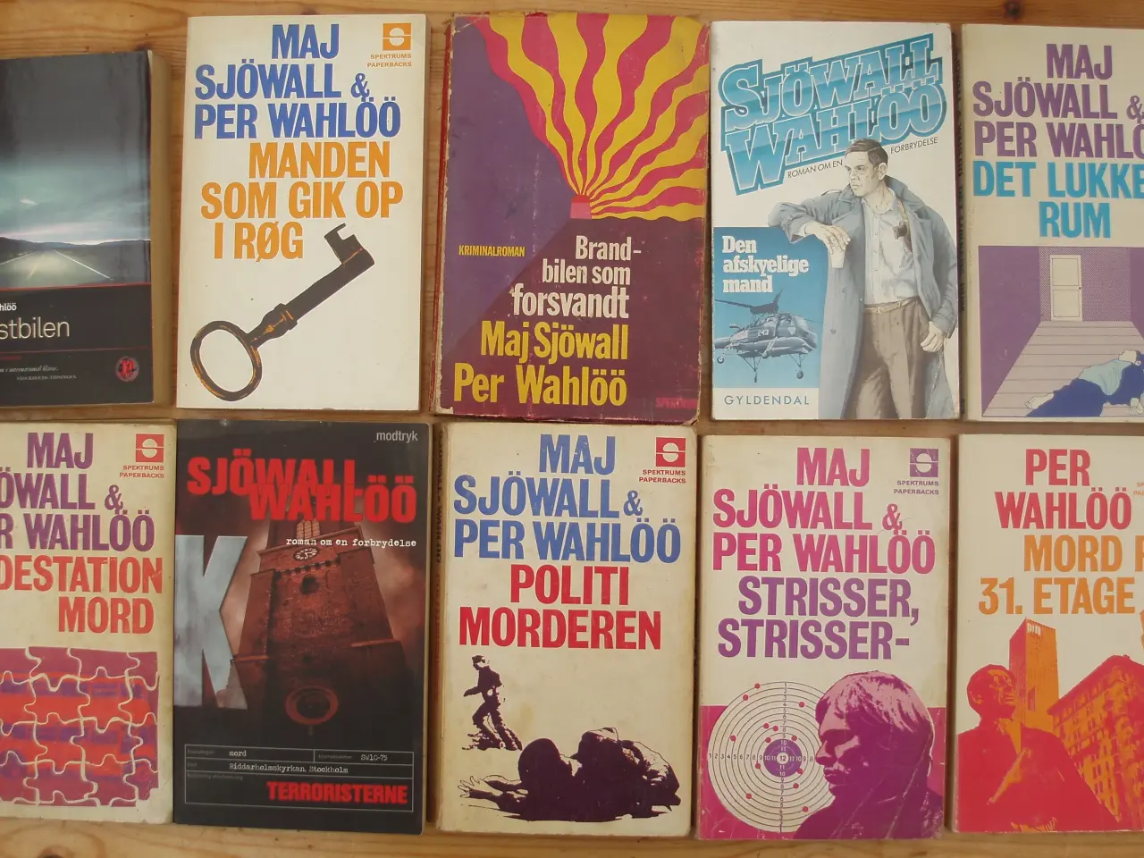 Billede 1 - Sjöwall og Wahlöö paperback bøger