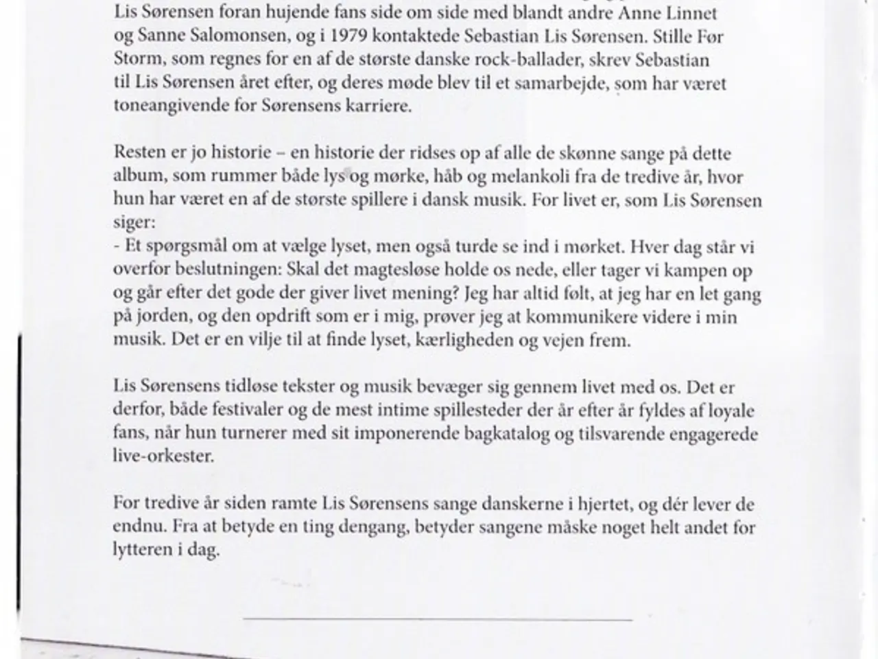 Billede 9 - Lis Sørensen – På Sådan En Morgen (De 20… – CD