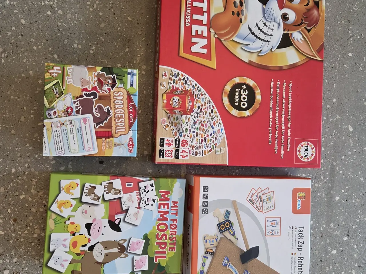 Billede 1 - Spilpakke børn 3-5 år – 4 spil