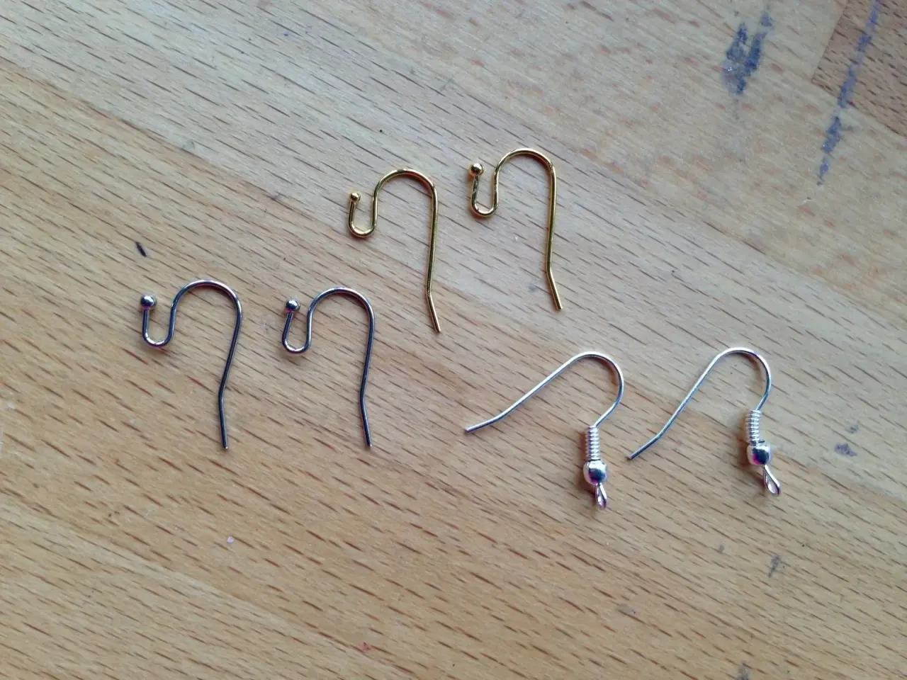 Billede 4 - ØRERINGE # med ægte turkiser # HÅNDLAVET