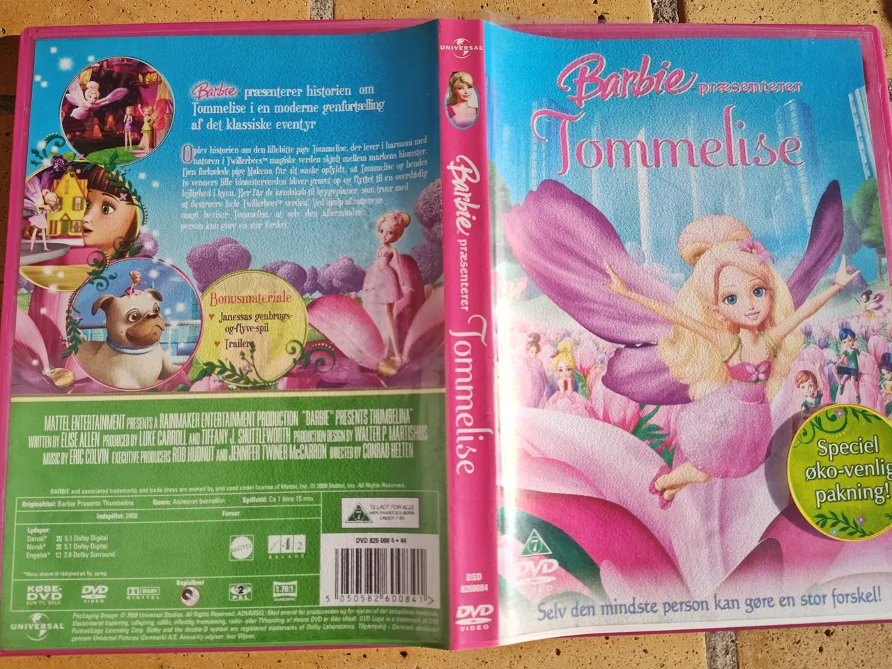 Billede 1 - Barbie Tommelise DVD