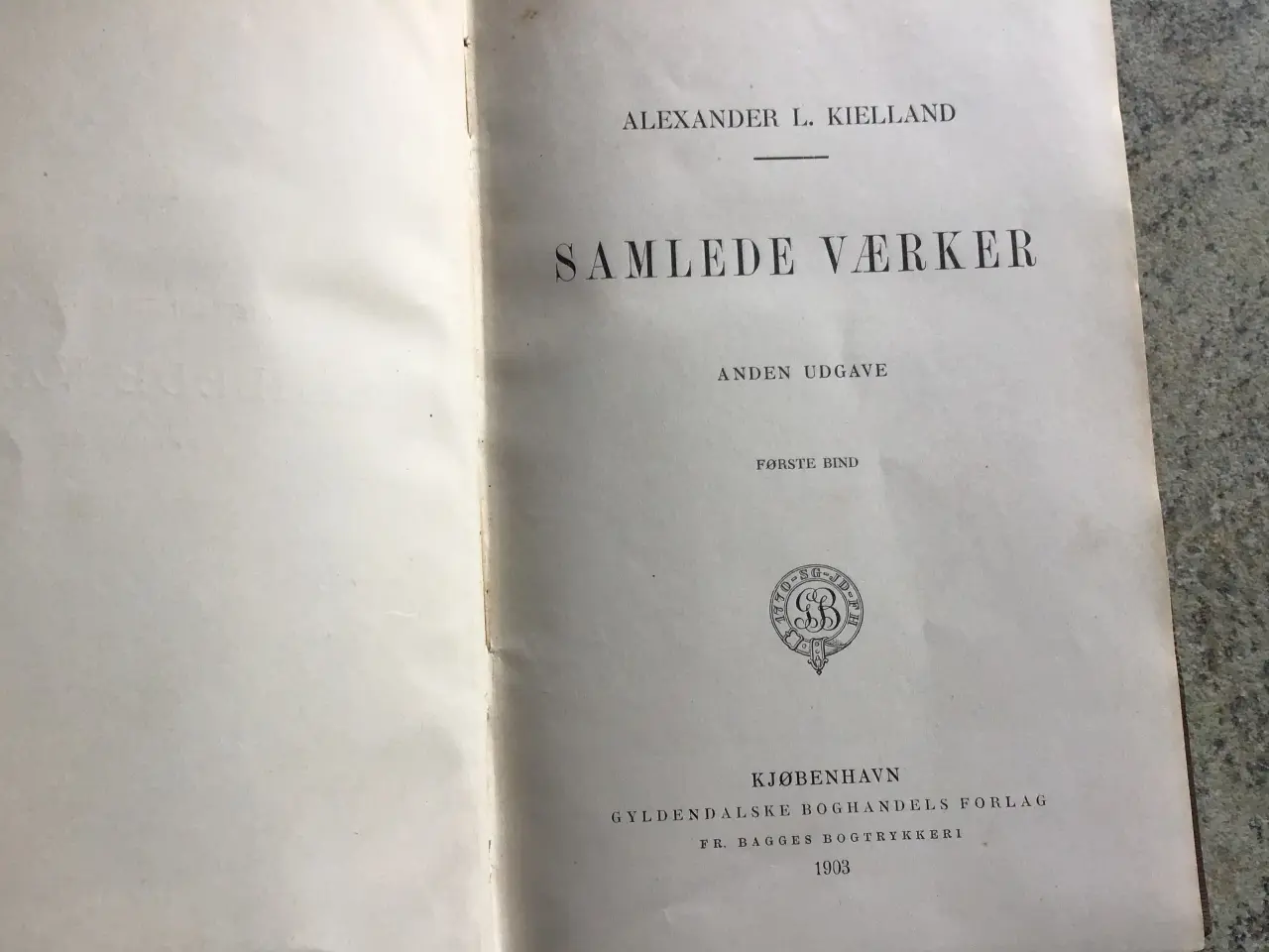 Billede 3 - Alexander L.Kielland samlede værker