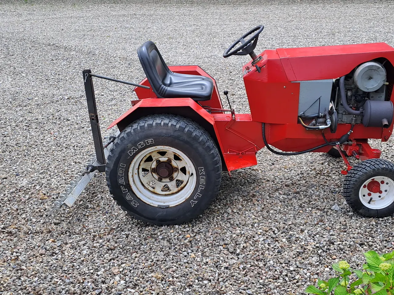 Billede 3 - Mini traktor 14hk hydrostat med lift og rive