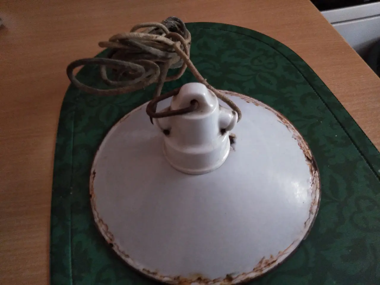 Billede 1 - Antik gammel loftslampe