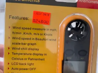 Anemometer / vindmåler
