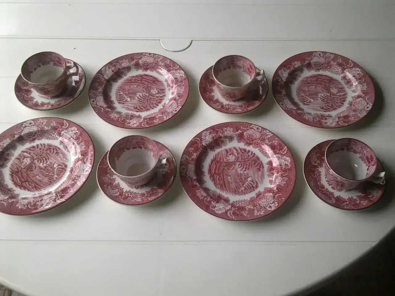 Billede 3 - Rød Paris" Woods Ware Mocca kopper 