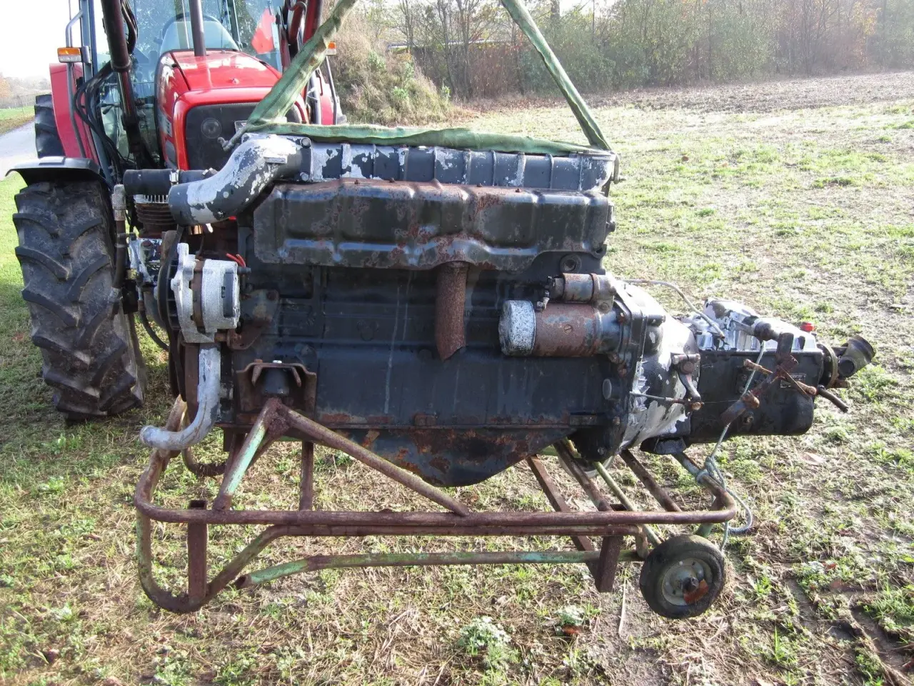 Billede 1 - Hanomag Motor 6 cylinder sælges