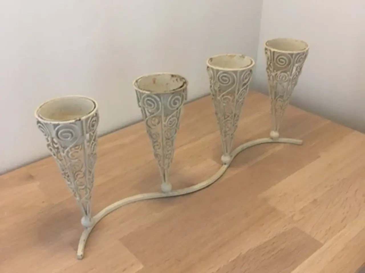 Billede 6 - Adventsstage metal og glas , Julepynt,
