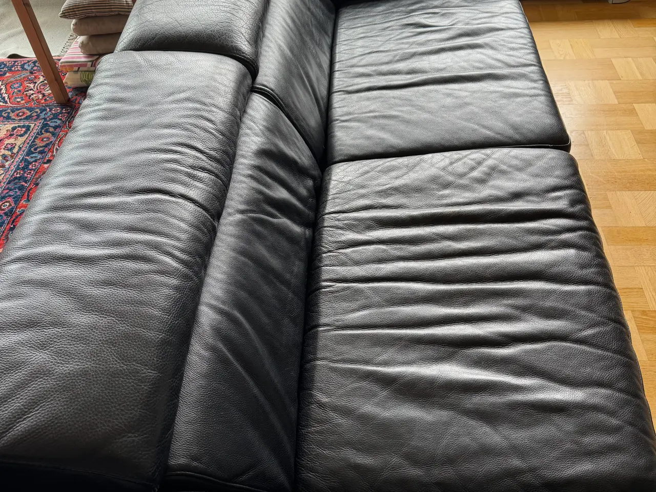 Billede 1 - læder sofa