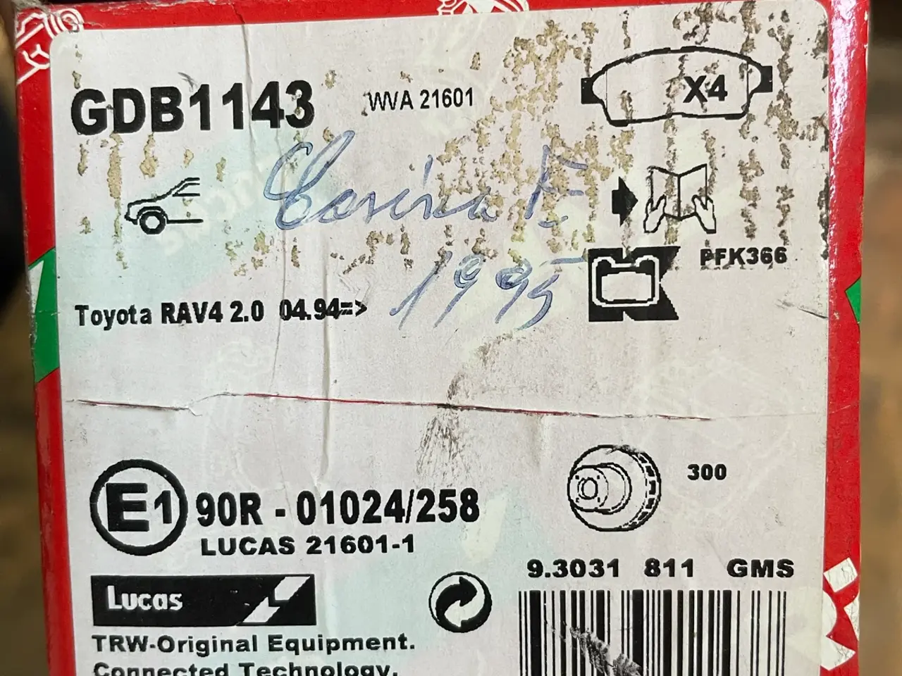 Billede 1 - Bremseklodser Toyota 
