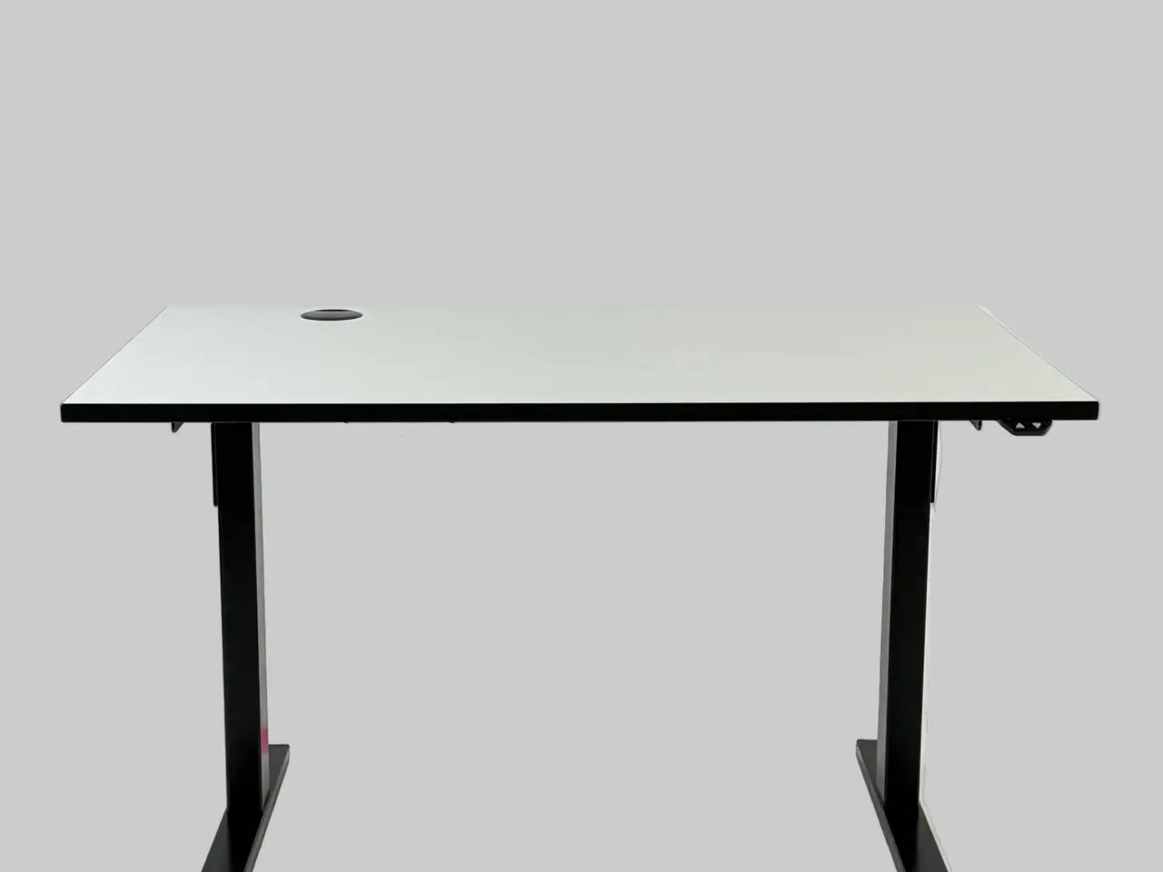 Billede 3 - Linak Hæve/sænkebord – Hvid/Sort Stel 120x70cm