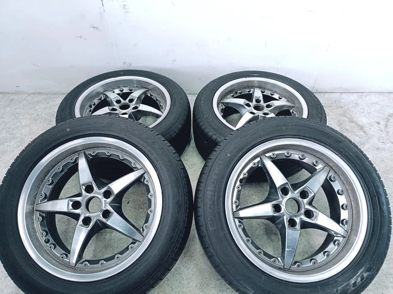 Billede 3 - 5x114,3 17" ET30 nav 70ø Racing sommersæt