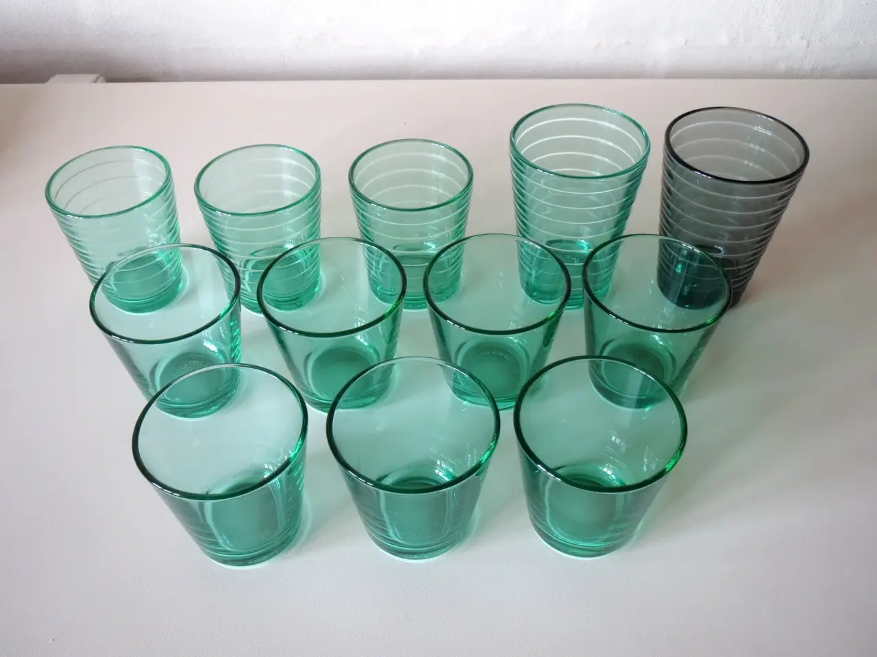 Billede 2 - Iittala drikkeglas, 1 gråt Aino Aalto