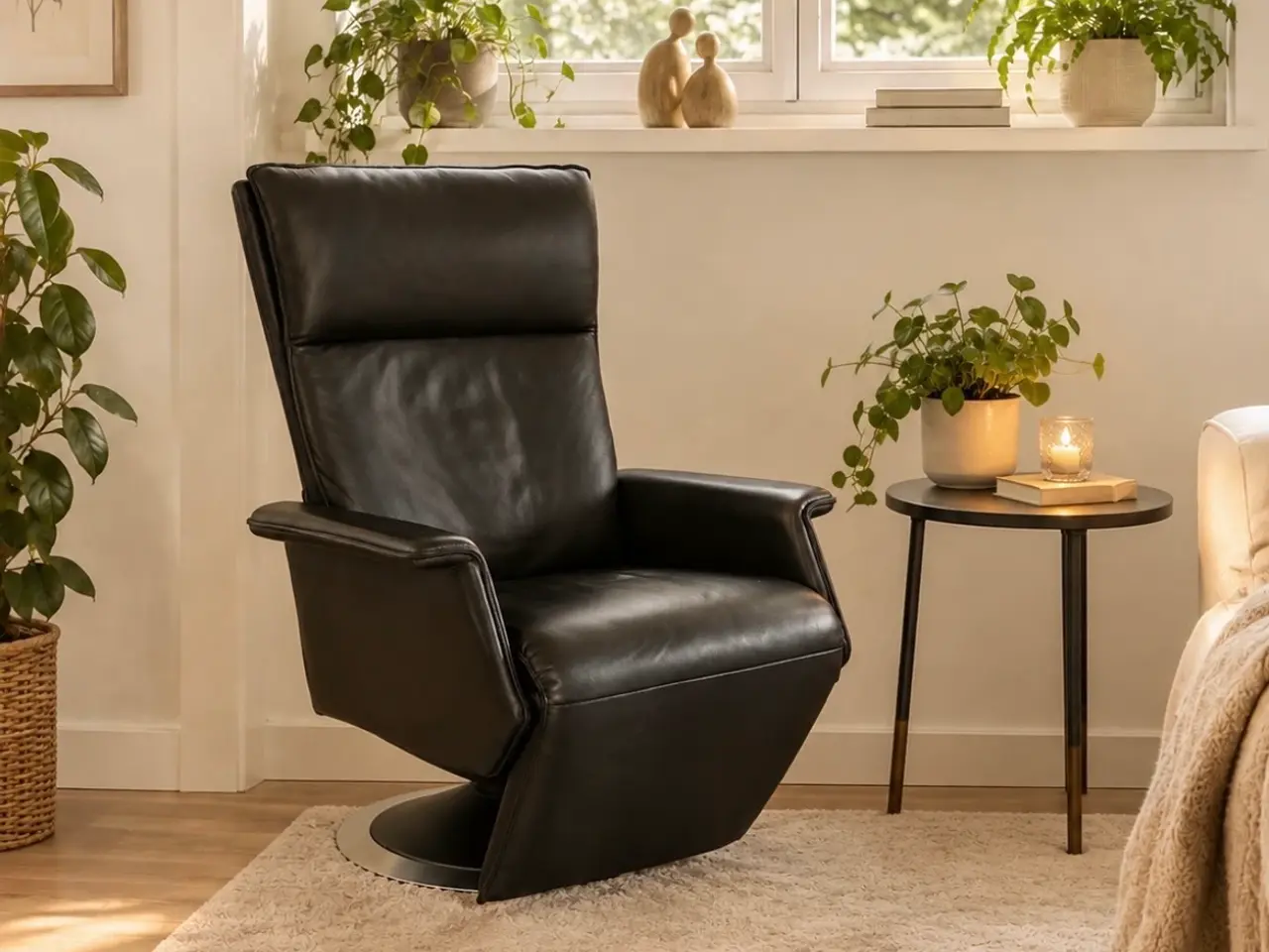 Billede 1 - Eksklusiv Berg Furniture Ceto/Alto i sort læder.