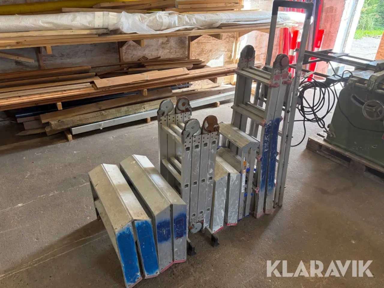 Billede 1 - Alu stiger 6 styk