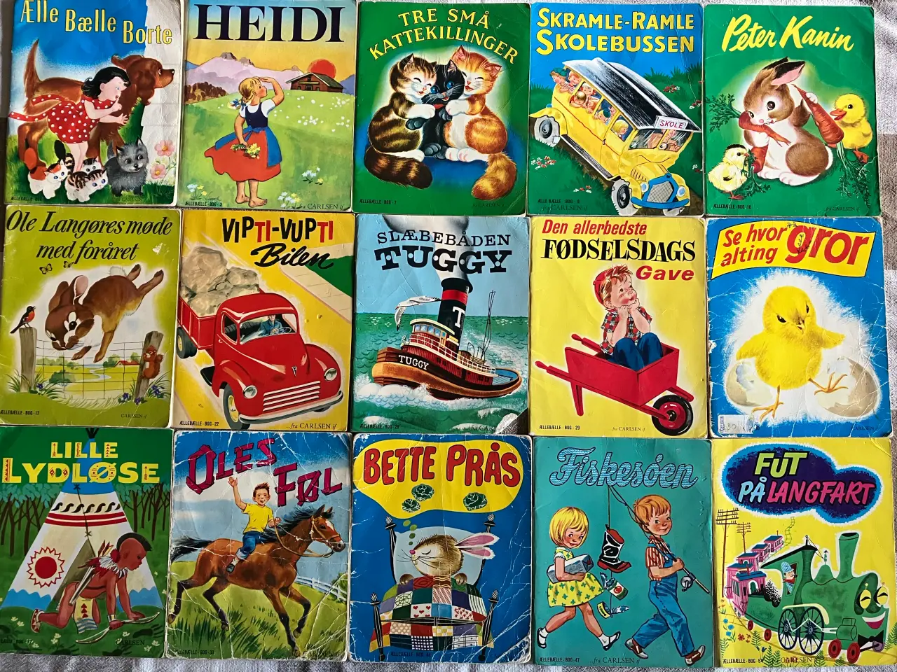 Billede 1 - NEDSAT - SUPER-TILBUD: 62 Ælle Bælle bøger 500 kr.