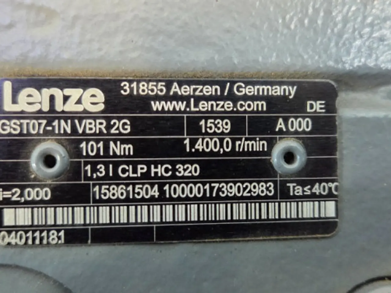 Billede 17 - Lenze Gearkasse GST07-1N