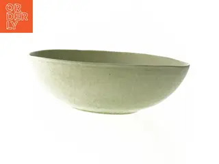 Grøn keramisk skål fra H&M (str. 27,5x21 cm)