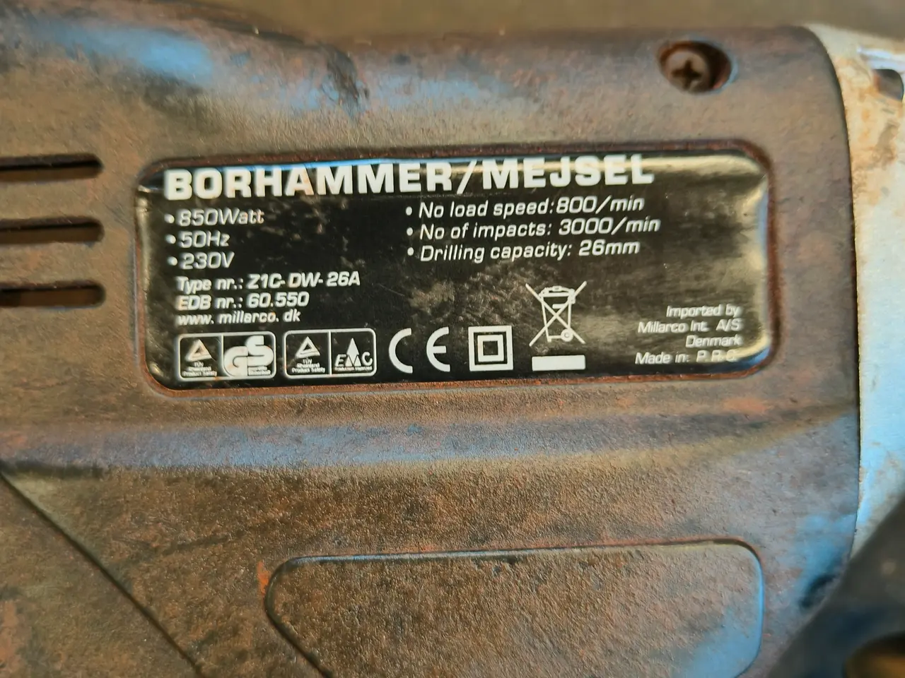 Billede 4 - Millarco Borehammer